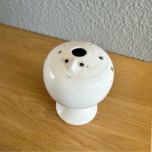 Ann Testa Ceramic Flower Frog Vase